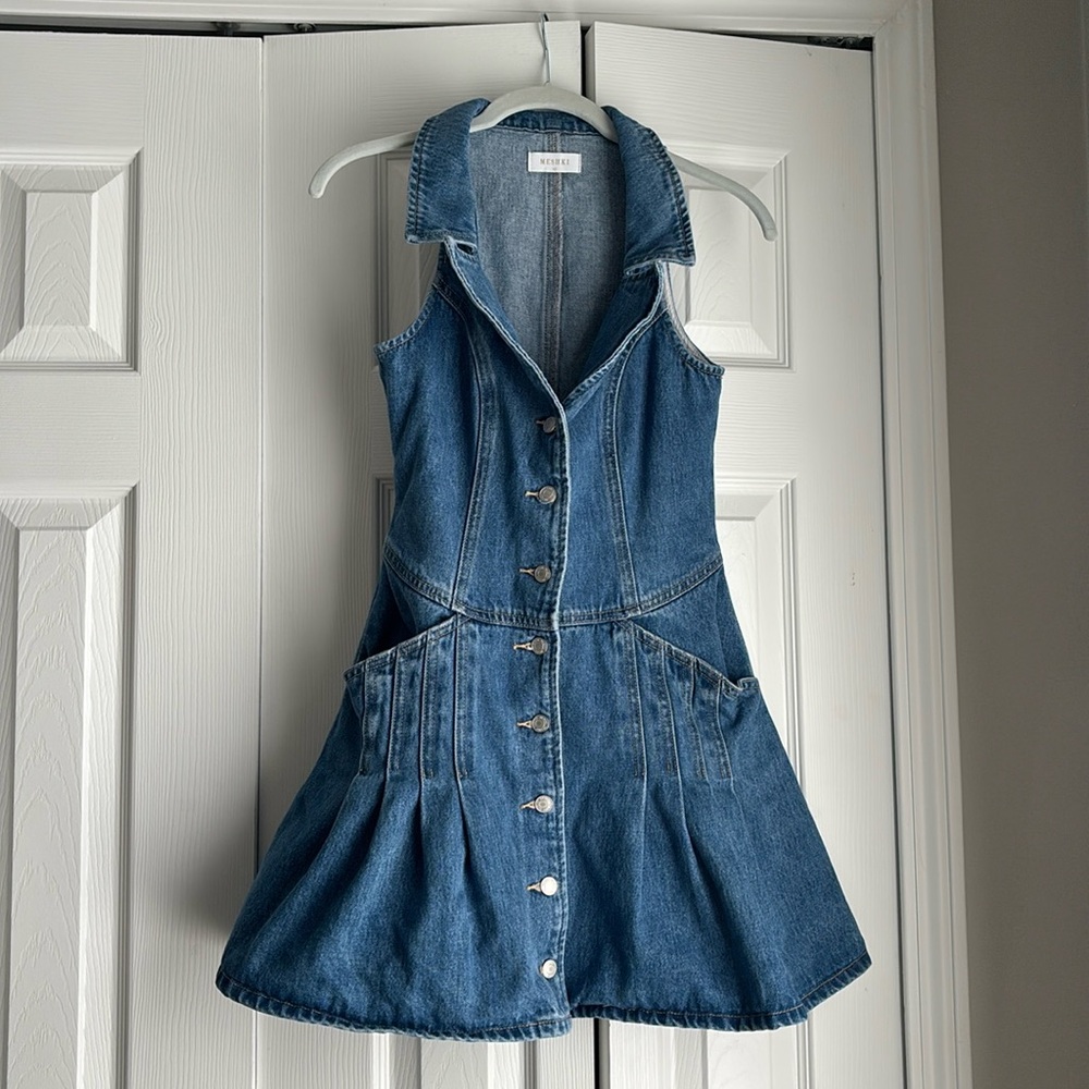 Meshki Denim Pocket Dress